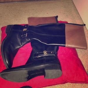 Tall black Tommy Hilfiger boots